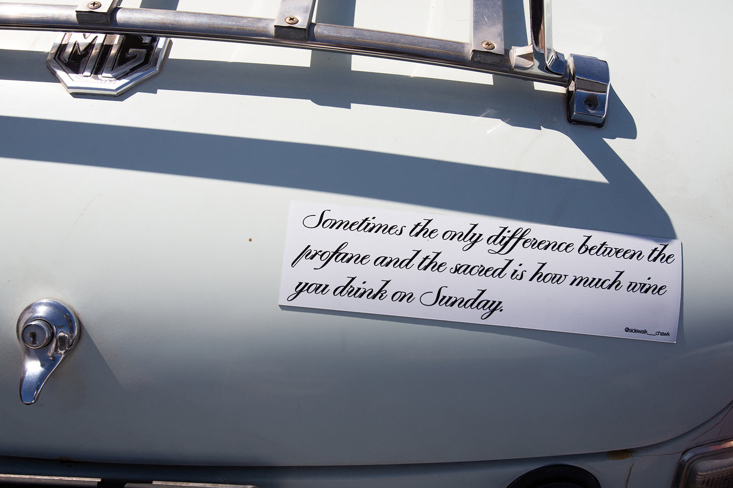 "HOW MUCH WINE" BUMPER MAGNET