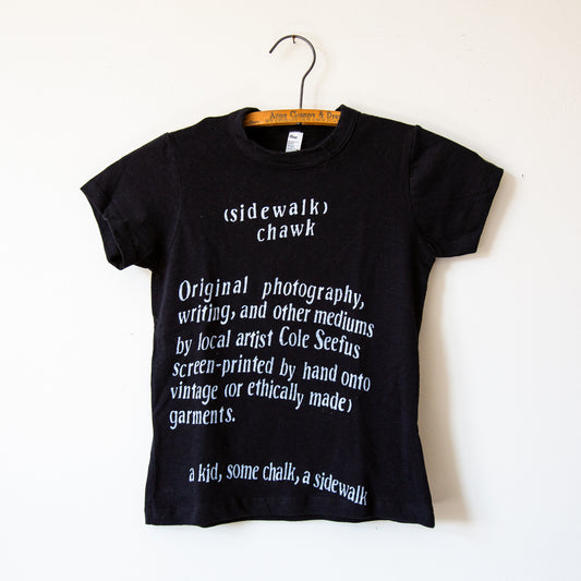 brand signage baby t-shirt, black