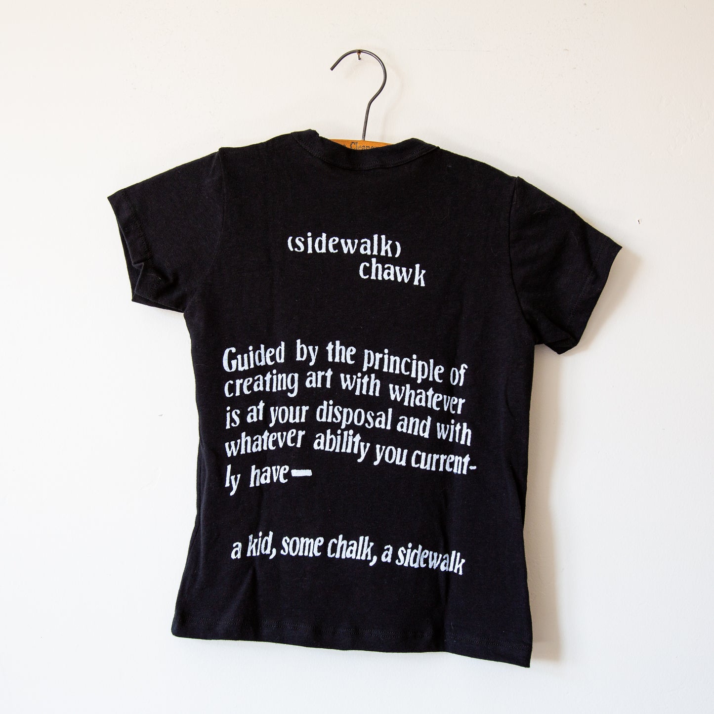 brand signage baby t-shirt, black