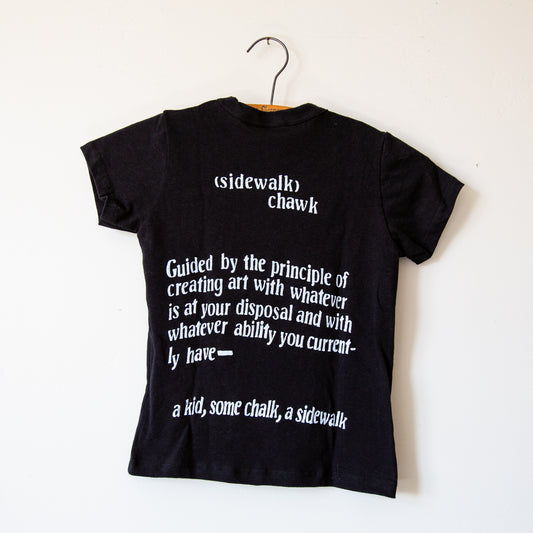 brand signage baby t-shirt, black