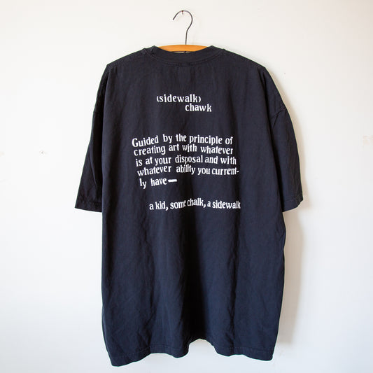 brand signage baby t-shirt, black