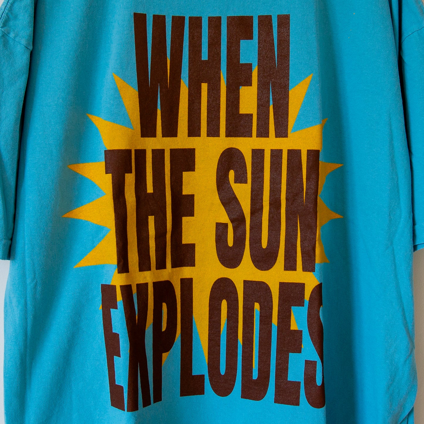 SUN EXPLODES t-shirt, light blue