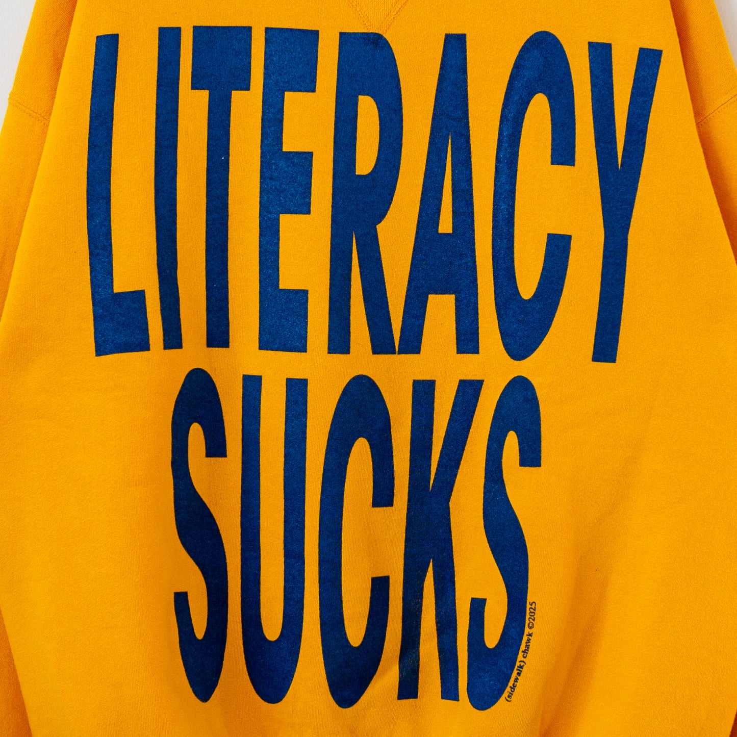 LITERACY SUCKS, sz XXL