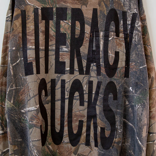 LITERACY SUCKS, sz XL