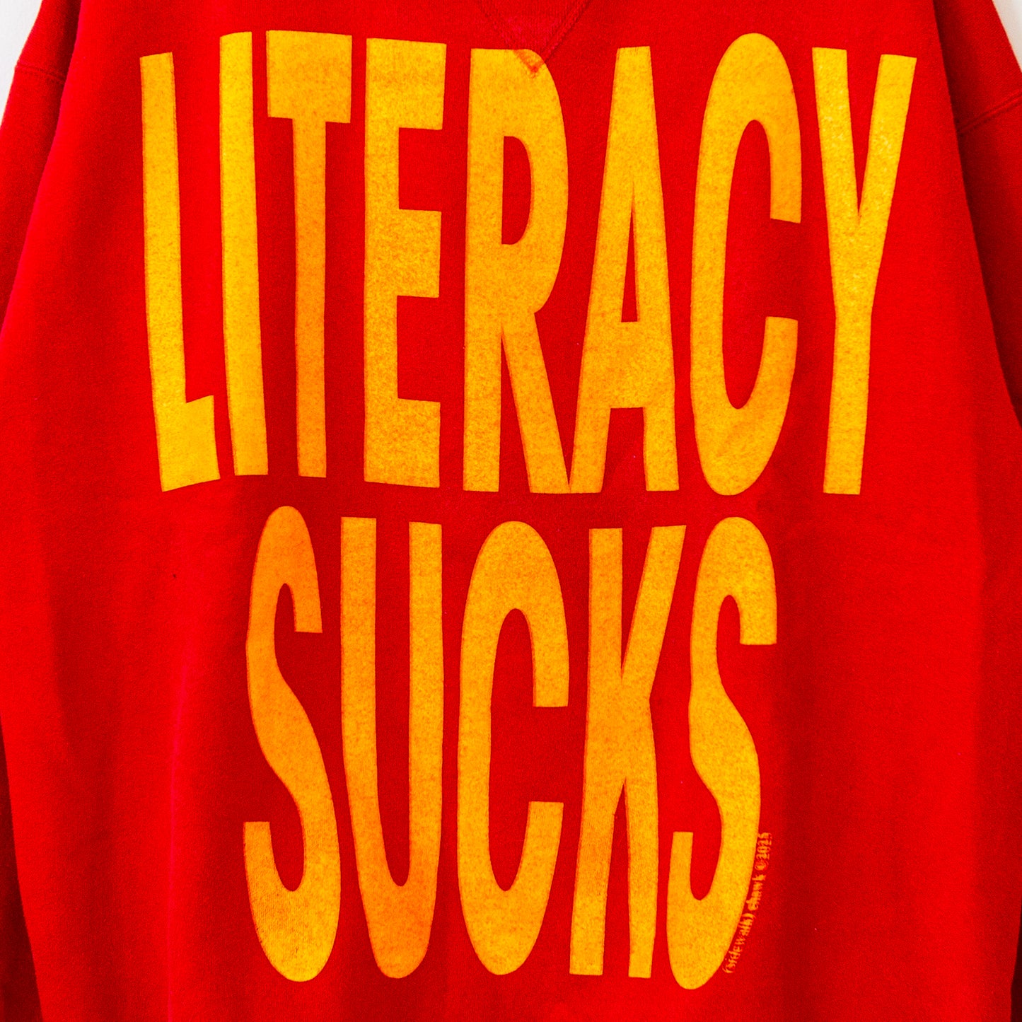 LITERACY SUCKS, sz XL