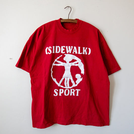 (SIDEWALK) SPORT t-shirt, dark red