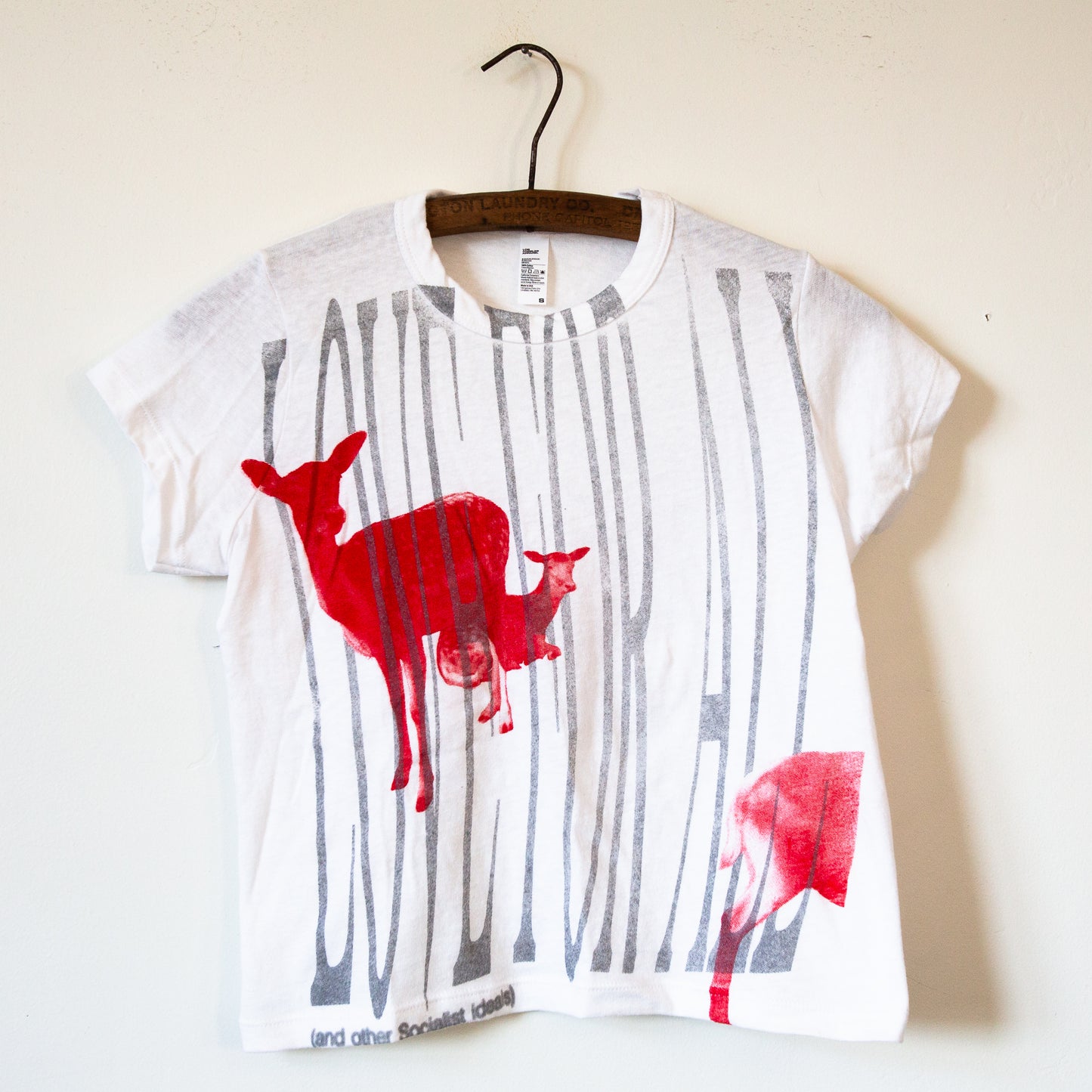 LOVE FOR ALL v.1 baby t-shirt, white