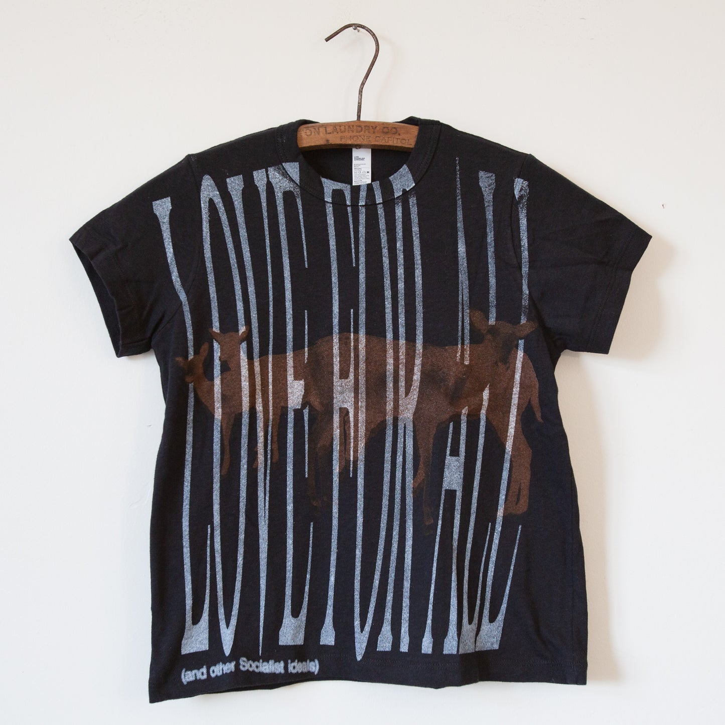 LOVE FOR ALL v.2 baby t-shirt, black