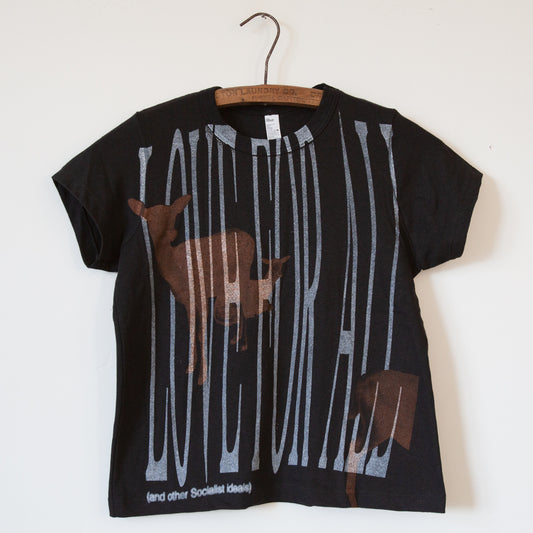 LOVE FOR ALL v.1 baby t-shirt, black