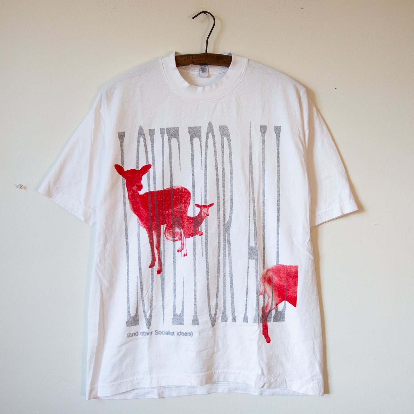 LOVE FOR ALL v.1 t-shirt, white