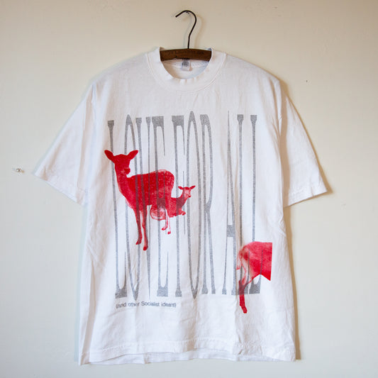 LOVE FOR ALL v.1 t-shirt, white