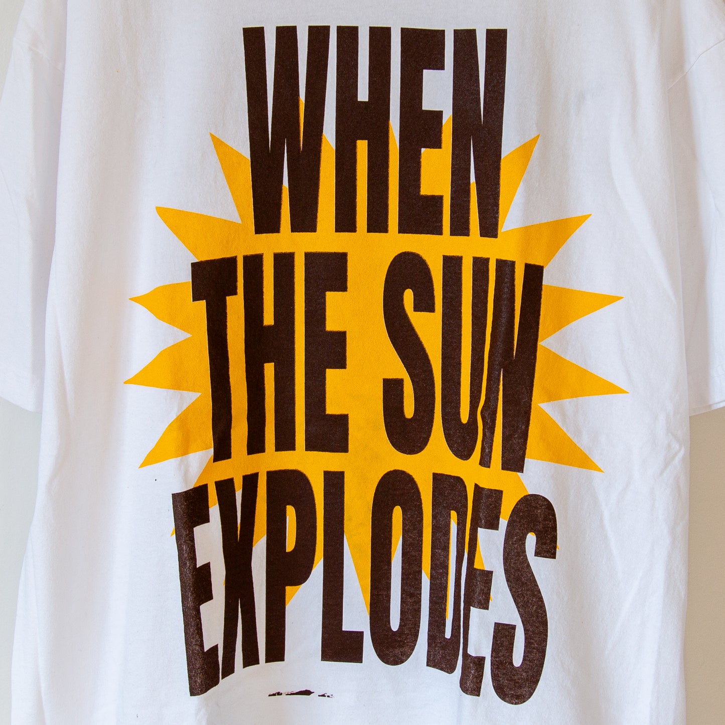 SUN EXPLODES t-shirt, white