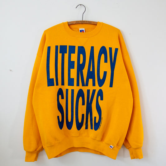 LITERACY SUCKS, sz XL