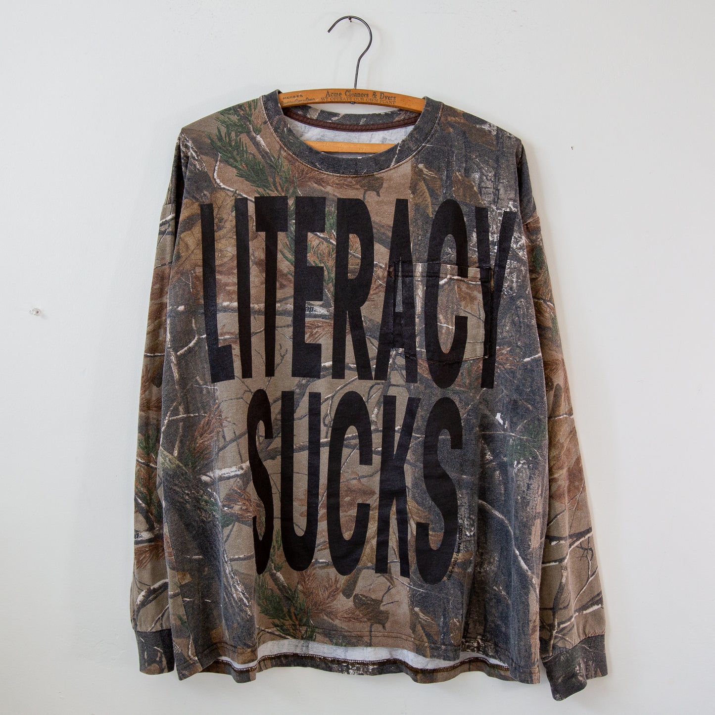 LITERACY SUCKS, sz XL