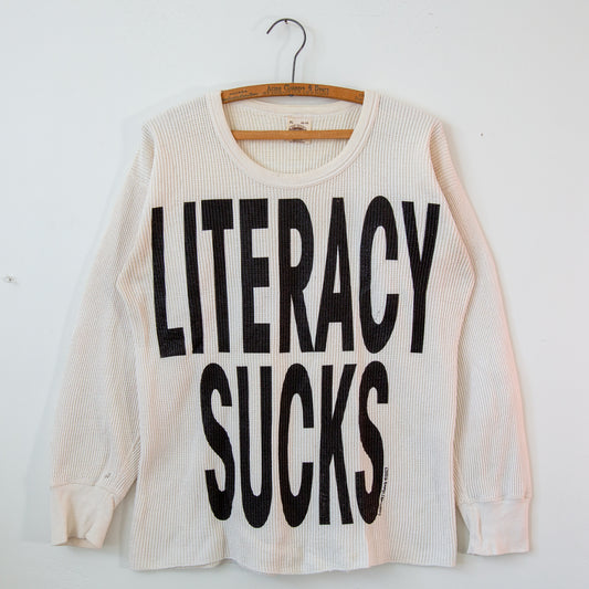 LITERACY SUCKS, sz XL