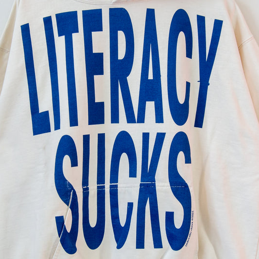 LITERACY SUCKS, sz XL