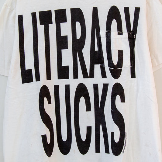 LITERACY SUCKS, sz XL
