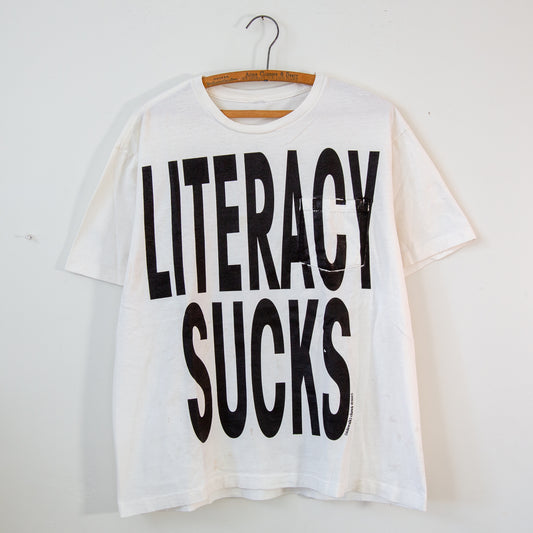 LITERACY SUCKS, sz XL