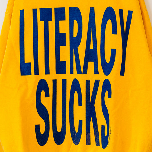 LITERACY SUCKS, sz XL