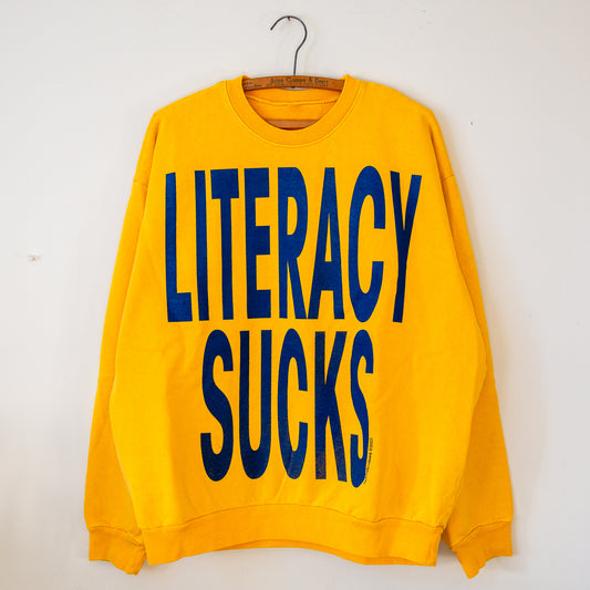LITERACY SUCKS, sz XL