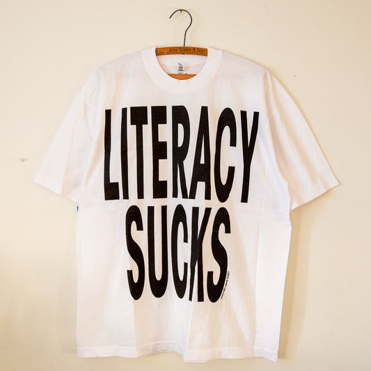 LITERACY SUCKS t-shirt