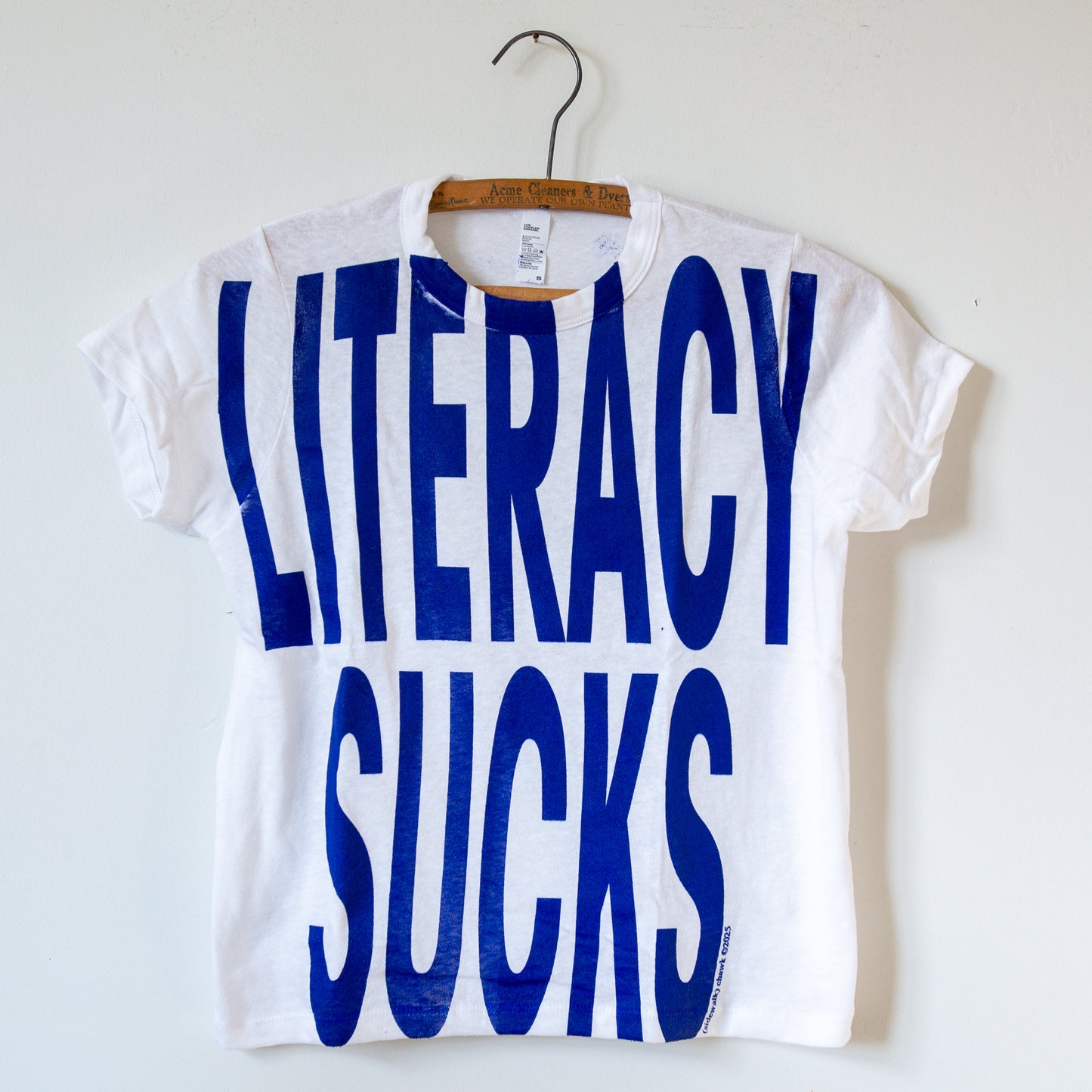LITERACY SUCKS baby t-shirt