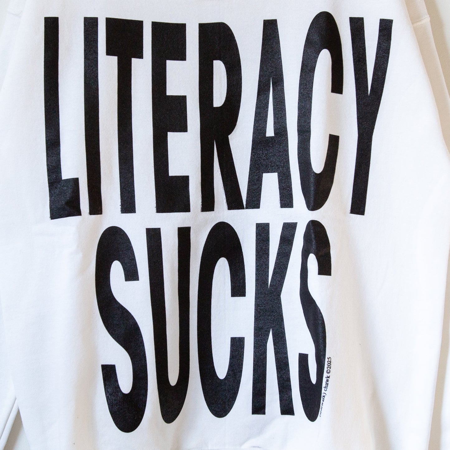 LITERACY SUCKS, sz M