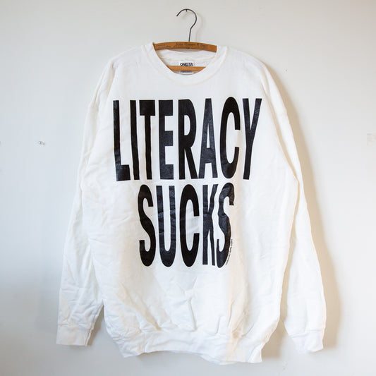LITERACY SUCKS, sz XL