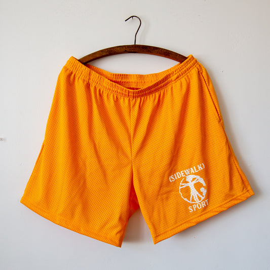 (SIDEWALK) SPORT unisex mesh short, varsity yellow