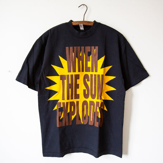 SUN EXPLODES t-shirt, black