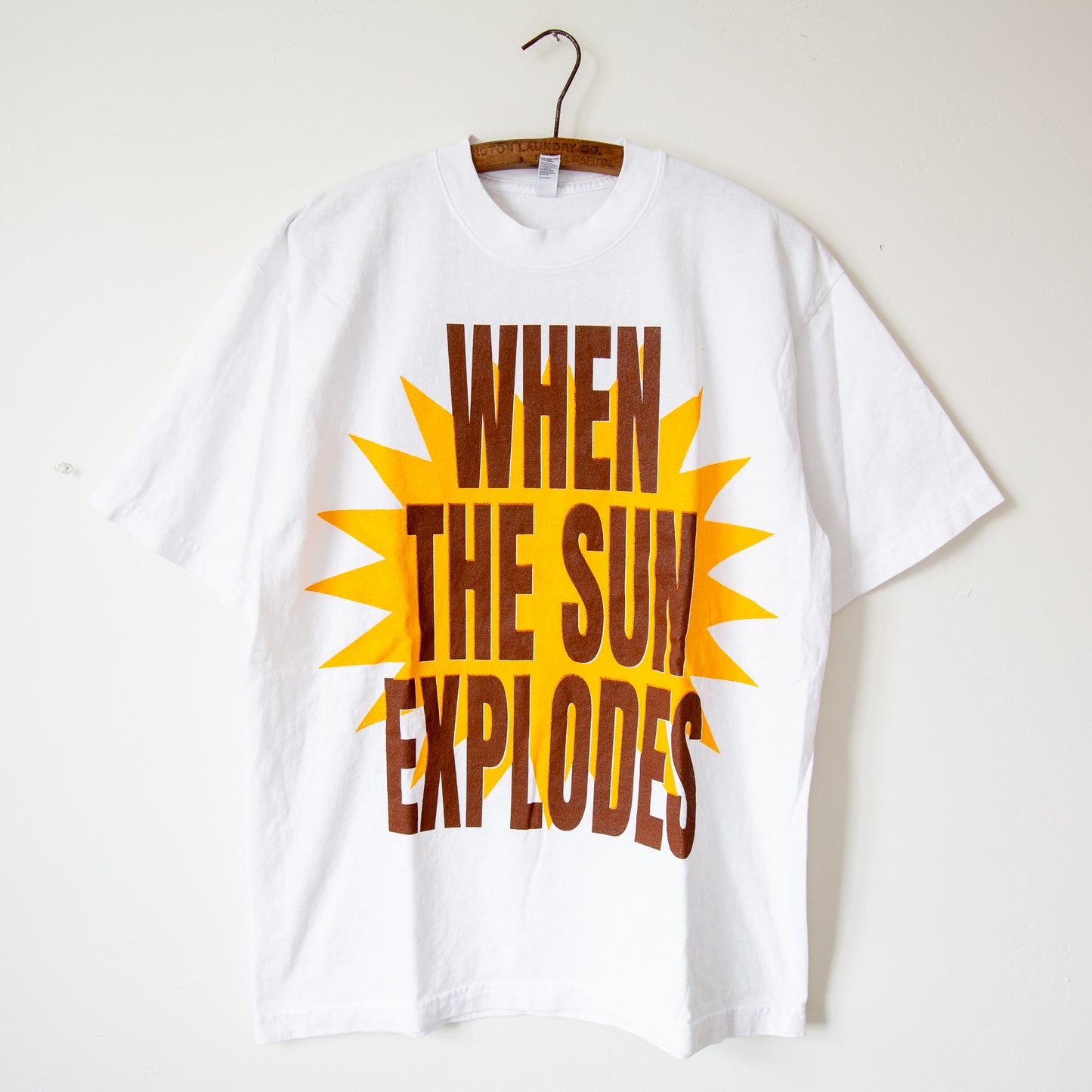 SUN EXPLODES t-shirt, white