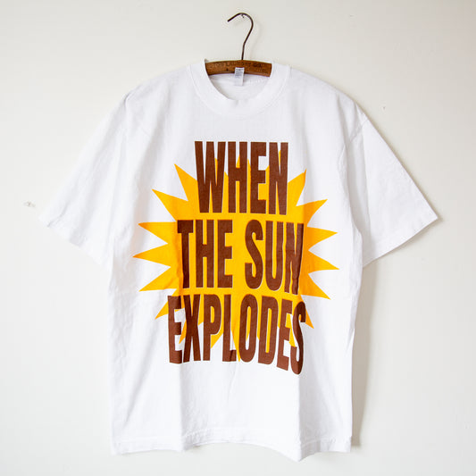 SUN EXPLODES t-shirt, white